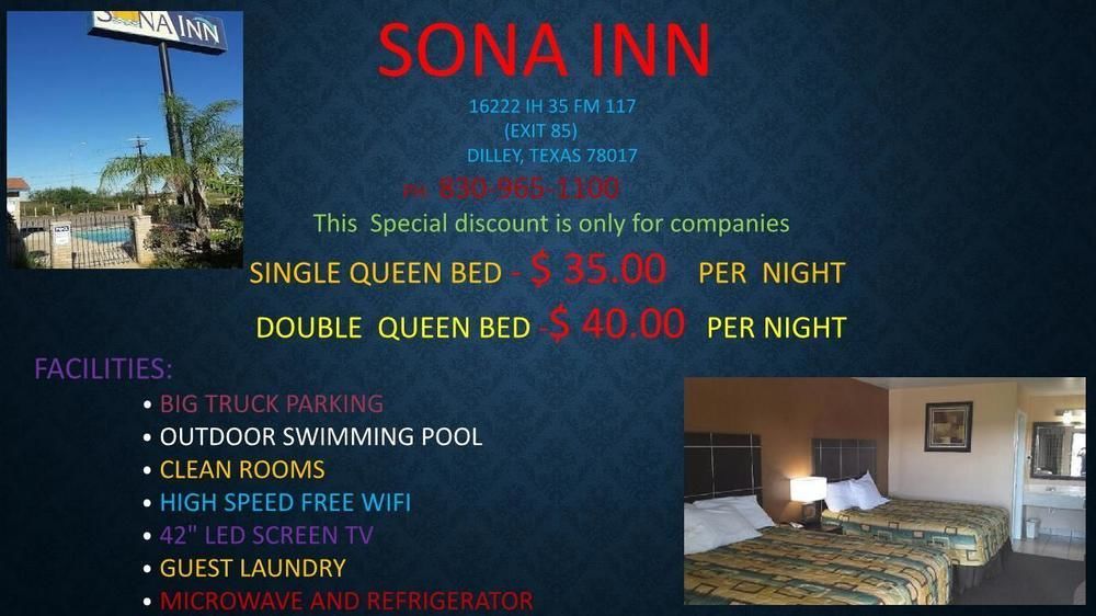 Sona Inn Dilley Exterior photo